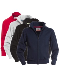 Felpa zip lunga Payper class+ in cotone uomo