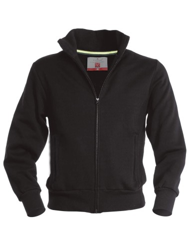 Felpa zip lunga Payper class+ in cotone uomo
