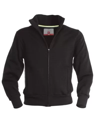 Felpa zip lunga Payper class+ in cotone uomo