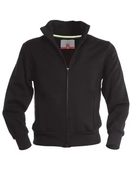 Felpa zip lunga Payper class+ in cotone uomo