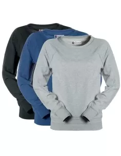 Felpa estiva girocollo maglia cotone donna leggera senza zip Payper malibu+ lady