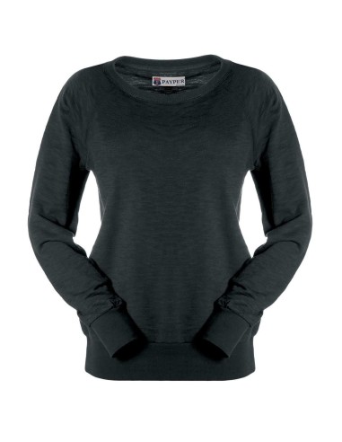 Felpa estiva girocollo maglia cotone donna leggera senza zip Payper malibu+ lady