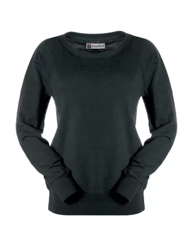 Felpa estiva girocollo maglia cotone donna leggera senza zip Payper malibu+ lady