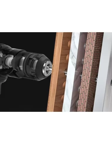 Trapano avvitatore percussione brushless 18v 2.0Ah 2 batterie Caterpillar dx1010