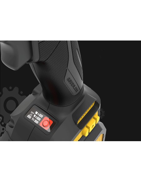 Avvitatore impulsi 1/2" brushless 18v senza batteria Caterpillar dx7020b