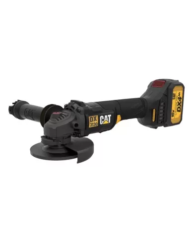 1 - Smerigliatrice angolare brushless 18v batteria 4.0Ah e carica Caterpillar dx3130