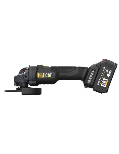 Smerigliatrice angolare brushless 18v batteria 4.0Ah e carica Caterpillar dx3130