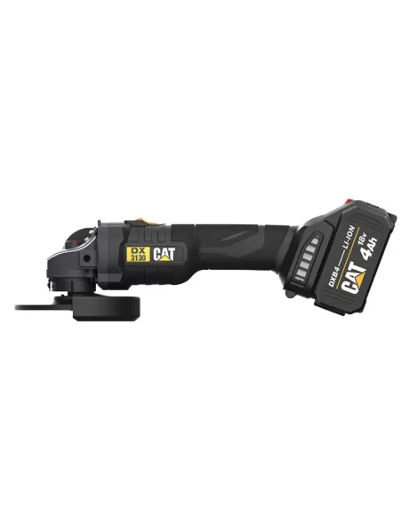 2 - Smerigliatrice angolare brushless 18v batteria 4.0Ah e carica Caterpillar dx3130