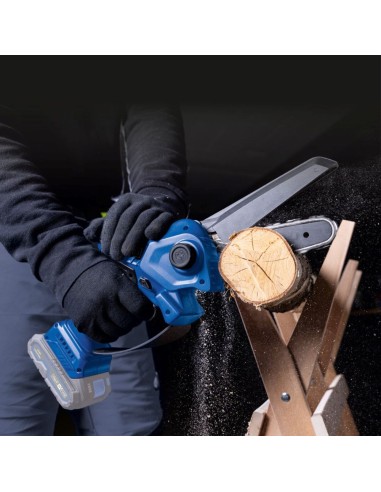 2 - Potatore 20v 1 batteria 4.0Ah e caricabatteria ixes Scheppach bc-ps150-x
