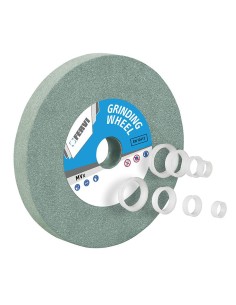 1 - Mola abrasiva grana 80 carburo silicio smerigliatrice 250x25x32 mm Fervi mv14/80
