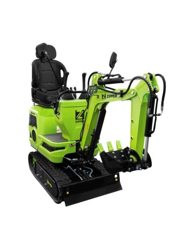1 - Zipper Miniescavatore Compatto ZI-MBG600H 6,8 kW Benzina Benna 290 mm