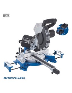 1 - Scheppach Troncatrice Radiale BC-HM216-X 20V 210mm Brushless