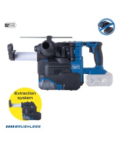 1 - Scheppach Tassellatore BC-DH300DFS-X 20V 2.8J SDS-Plus