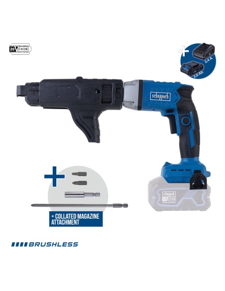 1 - Scheppach Avvitatore Cartongesso BC-DWD400MS-X 20V 30Nm