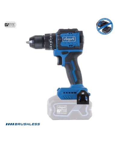 1 - Scheppach Trapano Percussione BC-CD50SC-X 20V 50Nm Brushless