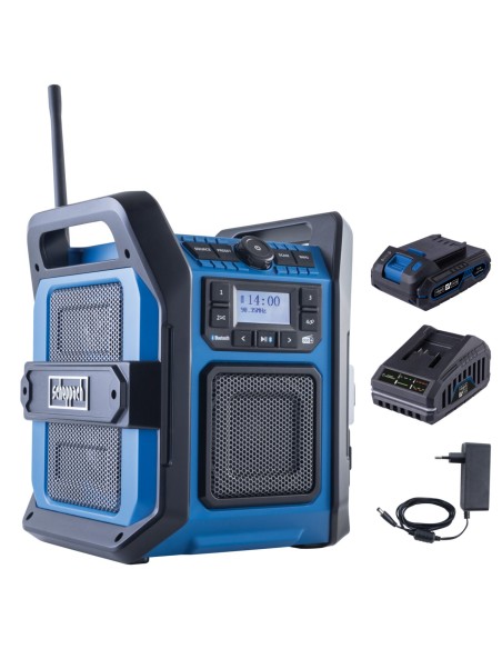 2 - Scheppach Radio Cantiere C-DAB30-X DAB+ Bluetooth 20V 30W