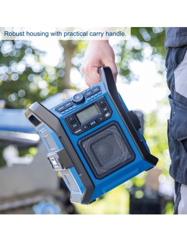 4 - Scheppach Radio Cantiere C-DAB30-X DAB+ Bluetooth 20V 30W