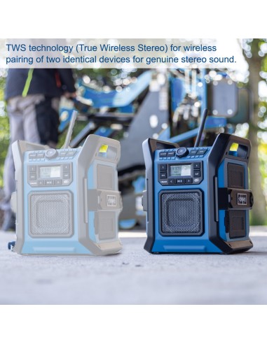 6 - Scheppach Radio Cantiere C-DAB30-X DAB+ Bluetooth 20V 30W