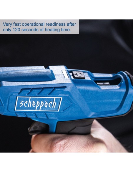 4 - Scheppach Pistola Colla a Caldo C-HGG170-X 20V 11mm