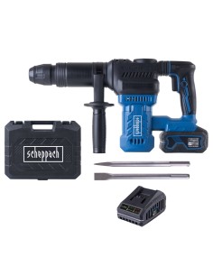 1 - Martello Demolitore Batteria 20V SDS-Max 9J Scheppach set l bc-ab1500-x