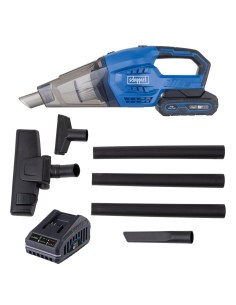 1 - Aspirapolvere Portatile Batteria 20V 10000Pa Scheppach set s c-hvc150-x
