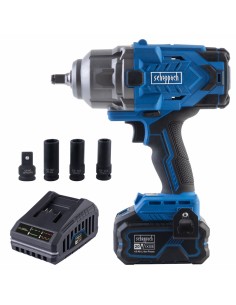 1 - Avvitatore bc-iw350-x con batteria 4,0Ah e caricabatteria ixes Scheppach