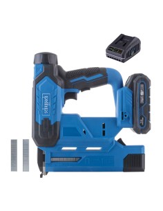 1 - Graffettatrice Chiodatrice 2in1 Batteria 20V Scheppach set s c-nag180-x