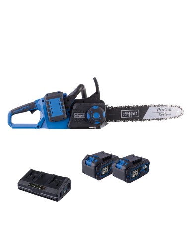 1 - Scheppach Motosega a Batteria BC-CS355Duo-X 40V 356mm 14"
