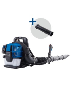 1 - Soffiatore Aspiratore Zaino Scoppio 52cc 234km/h Scheppach plb52bp
