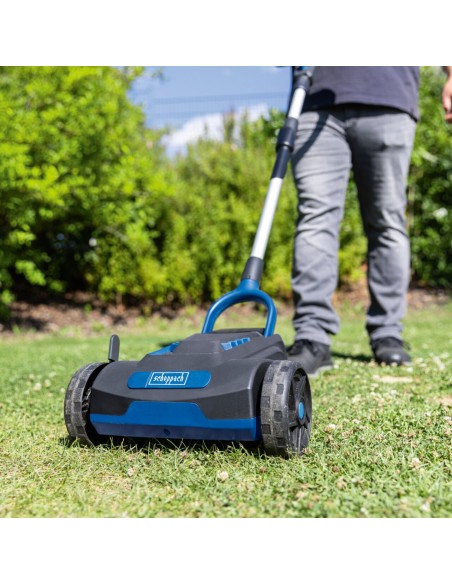 2 - Rasaerba Brushless Batteria 20V Taglio 215mm Mulching Scheppach set s bc-mp220-x
