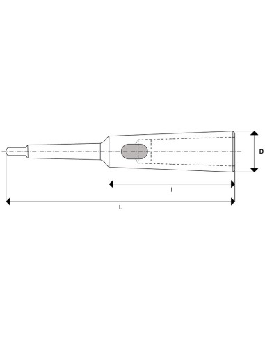 2 - RIDUZIONE PROLUNGATA CONO MORSE