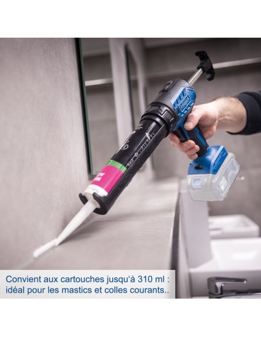 3 - Scheppach Pistola Silicone C-SEG310-X 20V 2000N 310ml