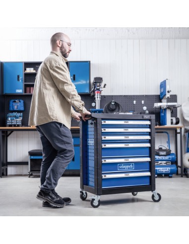5 - Scheppach Carrello Utensili TW1150 6 Cassetti Portata 200kg