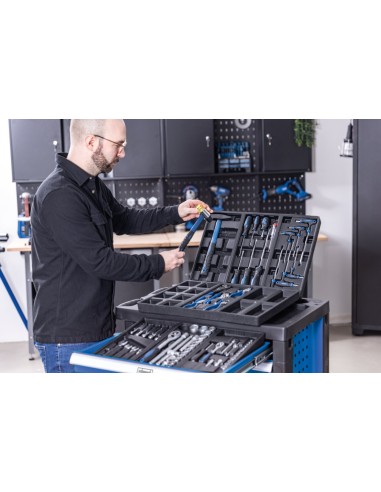6 - Scheppach Carrello Utensili TW1150 6 Cassetti Portata 200kg
