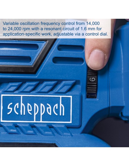 8 - Scheppach Levigatrice Multifunzione 3in1 C-MSA3/1-X 20V