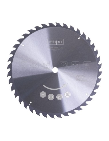 1 - Scheppach Lama Circolare 3905111702 500x30mm 40D Metallo Duro