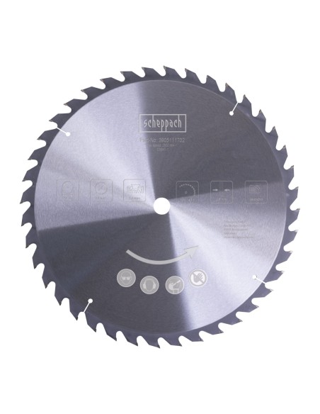 1 - Scheppach Lama Circolare 3905111702 500x30mm 40D Metallo Duro