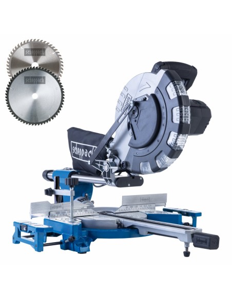 1 - Scheppach Troncatrice Radiale HM254 2000W Disco 255mm Laser