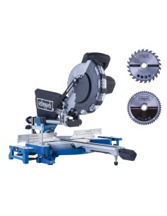 1 - Scheppach Troncatrice Radiale HM216 2000W Disco 216mm Laser