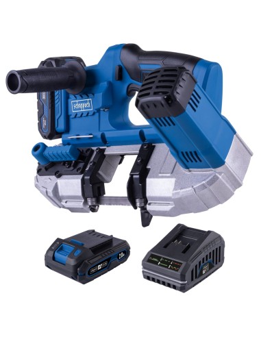 1 - Scheppach Sega a Nastro Metallo C-MBS635-X 20V 63.5mm