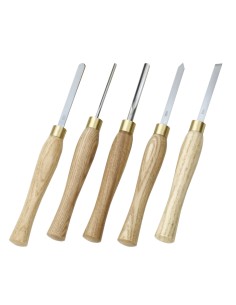1 - Serie 5 micro scalpelli sgorbie x legno PROXXON micromot 27023