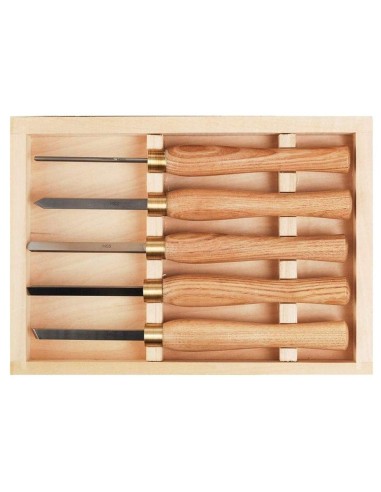 2 - Serie 5 micro scalpelli sgorbie x legno PROXXON micromot 27023