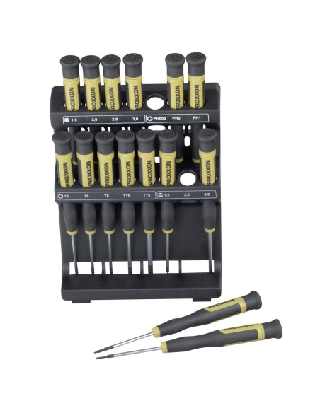 1 - Serie 15 giraviti cacciaviti di precisone PROXXON micro-driver 28148