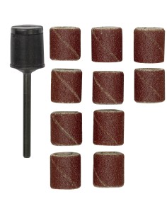 1 - Set 10 cilindri abrasivie gr. 120, 14 mm