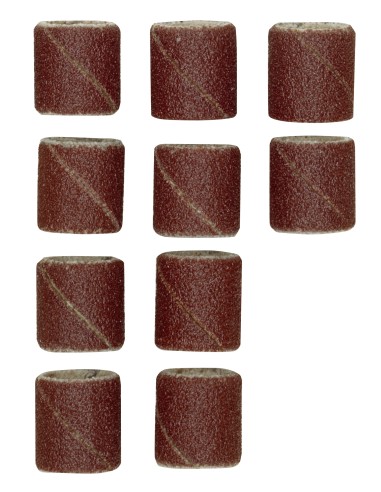 1 - Set 10 cilindri abrasivie gr. 150, 10 mm