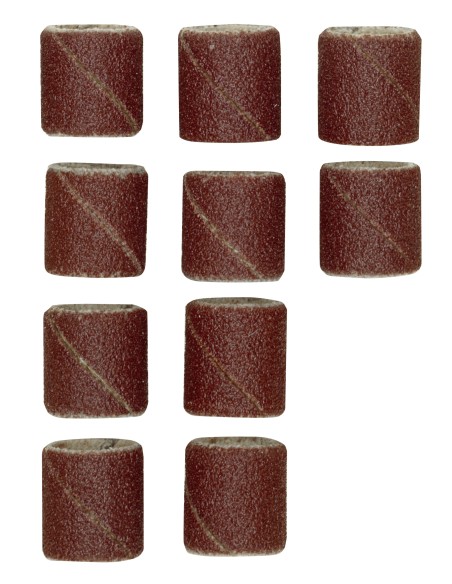 1 - Set 10 cilindri abrasivie gr. 150, 10 mm