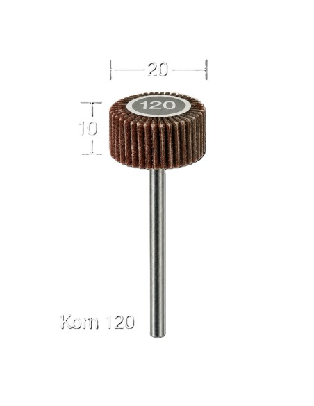1 - Abrasivo lamellare 20 x 10 mm