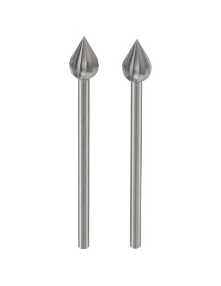 1 - 2 frese wolfram forma fiamma Ø 6 mm