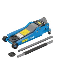 1 - Cric sollevatore martinetto idraulico a carrello 3,5 ton x auto Fervi 0369