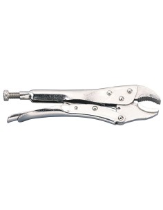 1 - Pinza grip a pressione scatto autobloccante ganasce curve 220 mm Fervi 0119